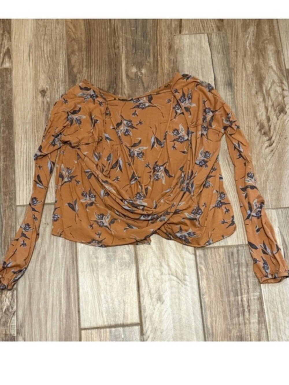 Free People Fanta Top in Goldenrod sz XS - Picture 5 of 9